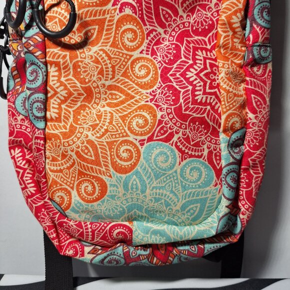 Vibedration Hydration Backpack w/o bladder - turquoise/orange pattern - …